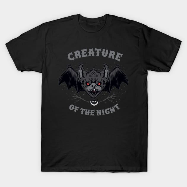 Creature of the night! T-Shirt by Galleta gráfico